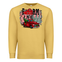 Antique Gold Farm Life Christmas Premium Sweatshirt - Bettercallsaul