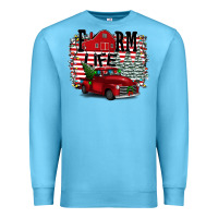 Ocean Blue Farm Life Christmas Premium Sweatshirt - Bettercallsaul