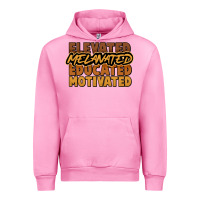 Fuchsia Pink Elevated melanated educated motivated Urban Hoodie - HowdyJamesFarm