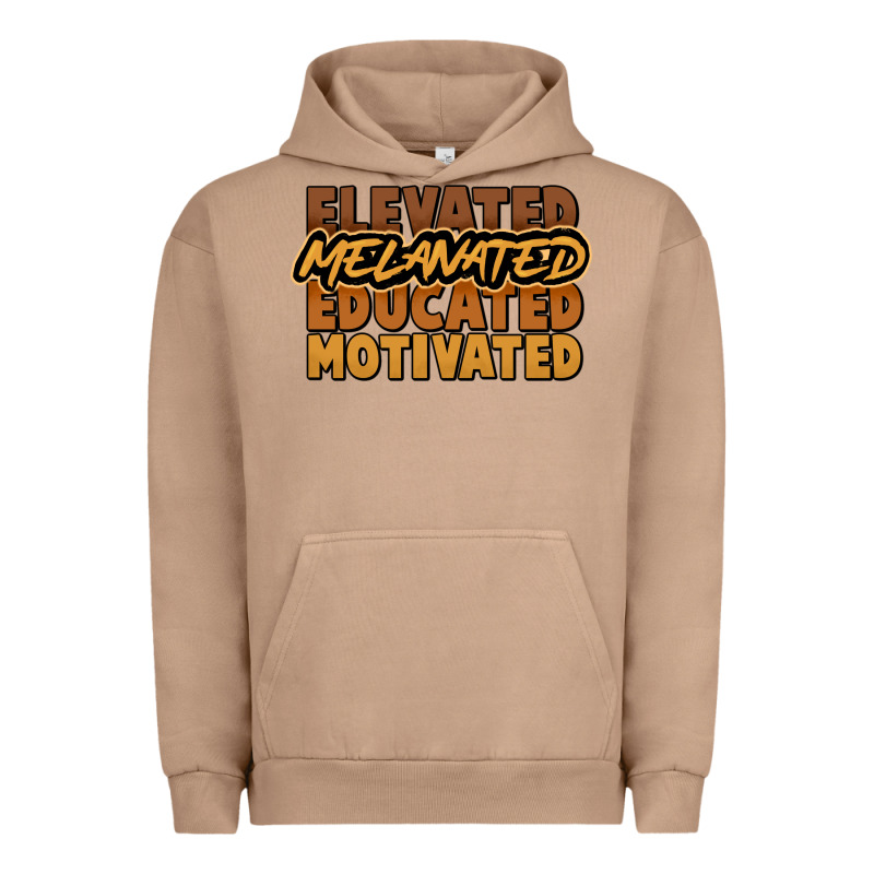 Elevated Melanated Educated Motivated Urban Hoodie by HowdyJamesFarm | Teevron
