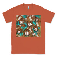 Copper baseball turquoise gemstones western patterns Classic Tee - BarkalooDesign
