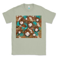 Matcha baseball turquoise gemstones western patterns Classic Tee - BarkalooDesign