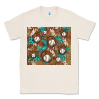 Natural baseball turquoise gemstones western patterns Classic Tee - BarkalooDesign