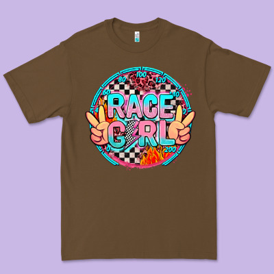 Race Girl Premium Tee Designed By Adodesignshop
