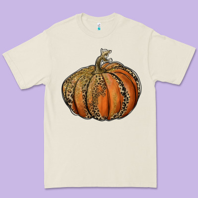 Leopard Pumpkin Premium Tee Designed By Ranaportraitstore