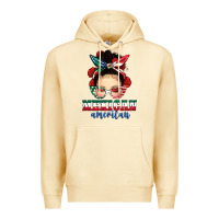 Pina Colada Mexican American Messy Bun Premium Hoodie - texasbilliewilder