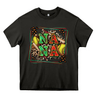 Asphalt softball nana with leopard Heavy Core Tee - Zillion Design Studio