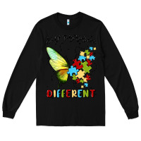 Black it's ok to be different Long Sleeve Tee - MaliasSmallBusiness