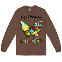 Chestnut it's ok to be different Long Sleeve Tee - MaliasSmallBusiness