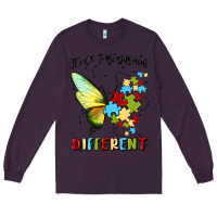 Plum it's ok to be different Long Sleeve Tee - MaliasSmallBusiness