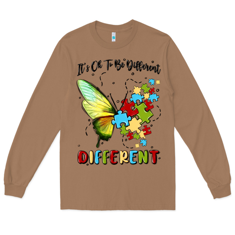 It's Ok To Be Different Long Sleeve Tee by MaliasSmallBusiness | Teevron