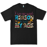 Black i see no good reason to act my age Premium Tee - Zillion Design Studio