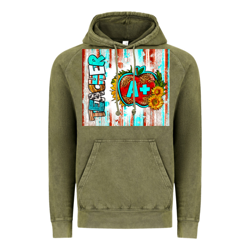 Teacher A+ Tumbler Vintage Hoodie by BundleAndBundleShop | Teevron