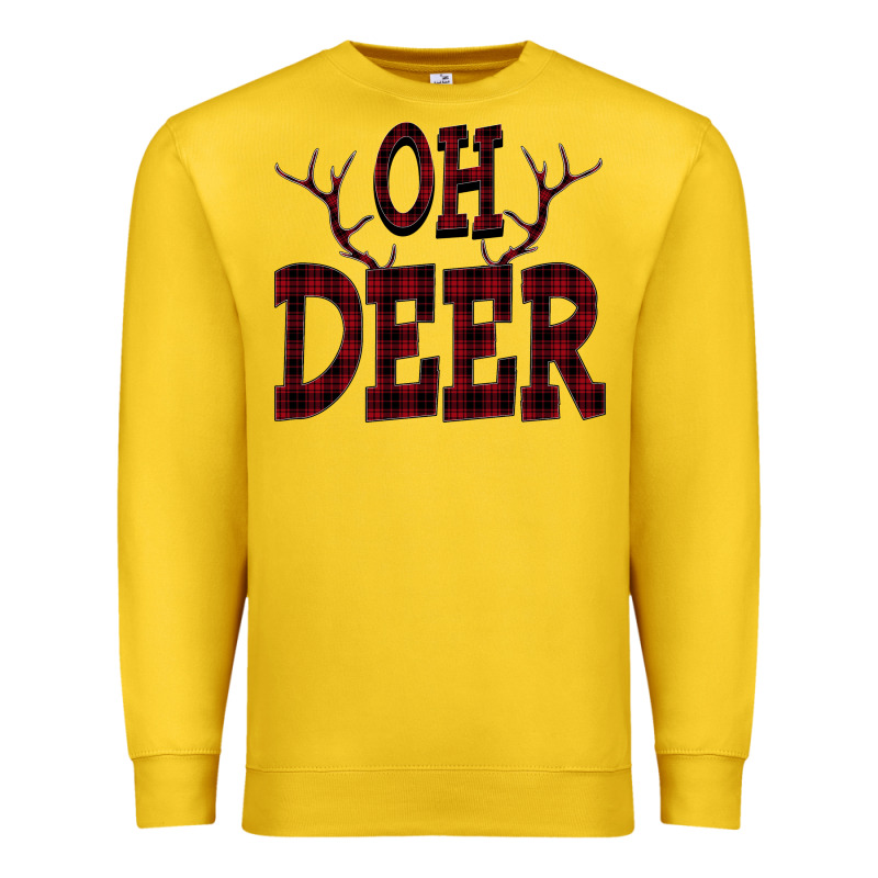 Oh Deer Premium Sweatshirt by Bettercallsaul | Teevron