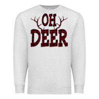 Oatmeal Heather Oh Deer Premium Sweatshirt - Bettercallsaul