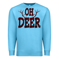 Ocean Blue Oh Deer Premium Sweatshirt - Bettercallsaul