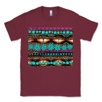 Burgundy leopard aztec turquoise jewelry Classic Tee - BarkalooDesign