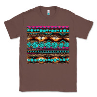 Chestnut leopard aztec turquoise jewelry Classic Tee - BarkalooDesign