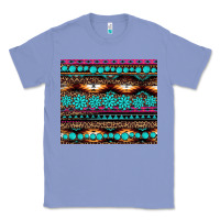 Colony Blue leopard aztec turquoise jewelry Classic Tee - BarkalooDesign