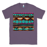 Lavender leopard aztec turquoise jewelry Classic Tee - BarkalooDesign