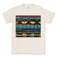 Natural leopard aztec turquoise jewelry Classic Tee - BarkalooDesign