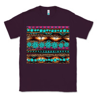 Plum leopard aztec turquoise jewelry Classic Tee - BarkalooDesign
