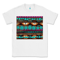 White leopard aztec turquoise jewelry Classic Tee - BarkalooDesign