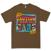 Cacao caution i really don't care Premium Tee - Zillion Design Studio