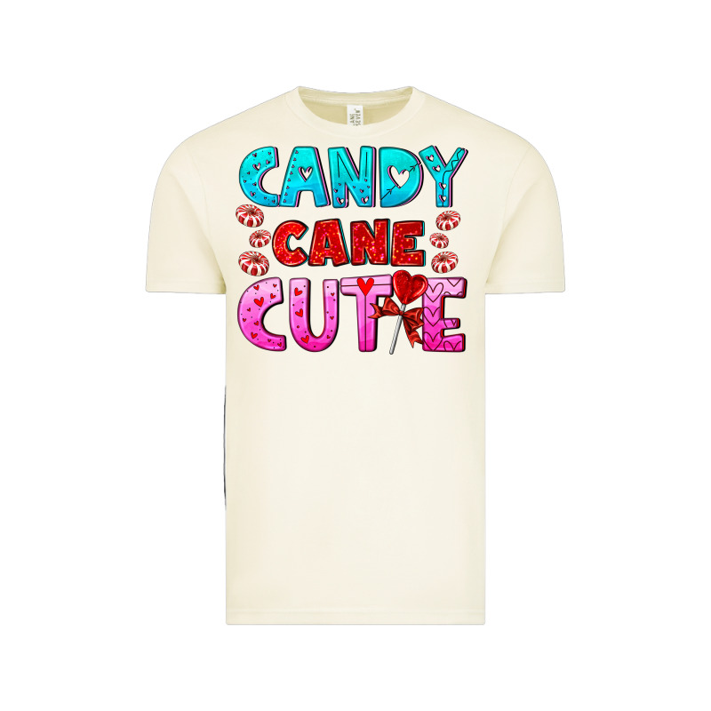 Candy Cane Cutie Vintage Tee by AdoDesignShop | Teevron