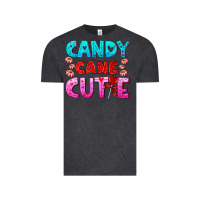 Vintage Black candy cane cutie Vintage Tee - AdoDesignShop