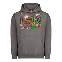 Pigment Tornado Mardi Gras love Nurse Urban Hoodie - HowdyJamesFarm