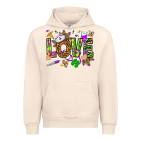Sandshell Mardi Gras love Nurse Urban Hoodie - HowdyJamesFarm