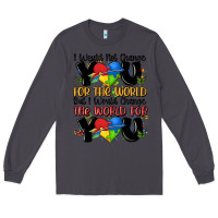 Smoke ı would not change you autism Long Sleeve Tee - MaliasSmallBusiness