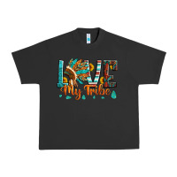 Pigment Black love my tribe native american indian headdress Urban Heavy Tee - Artiststas