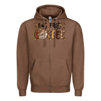 Chestnut but first coffee Zipper Hoodie - MaliasSmallBusiness