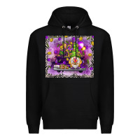 Black Mardi Gras gnome on the truck Premium Hoodie - NancyCooperArtShop