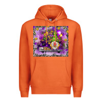 Carrot Mardi Gras gnome on the truck Premium Hoodie - NancyCooperArtShop