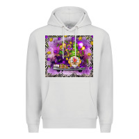 Dove Grey Mardi Gras gnome on the truck Premium Hoodie - NancyCooperArtShop