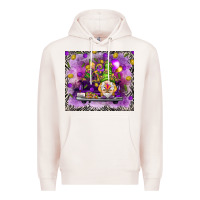 Pale Pink Mardi Gras gnome on the truck Premium Hoodie - NancyCooperArtShop