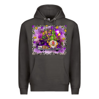 Smoke Mardi Gras gnome on the truck Premium Hoodie - NancyCooperArtShop