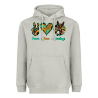 Moon Dust Peace Love Donkeys Heavyweight Hoodie - Bettercallsaul