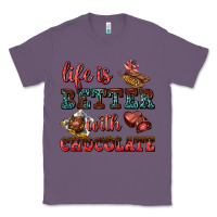 Lavender life is better with chocolate Classic Tee - AdoDesignShop