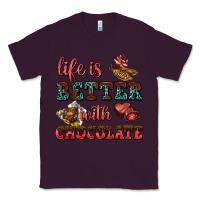 Plum life is better with chocolate Classic Tee - AdoDesignShop