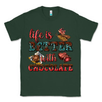 Sports Green life is better with chocolate Classic Tee - AdoDesignShop