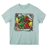 Arona softball mama with leopard Heavy Core Tee - Zillion Design Studio
