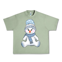 Oil Green winter snowman Urban Heavy Tee - AdoDesignShop