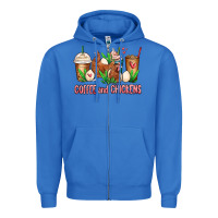 True Royal chicken   coffee cups Zipper Hoodie - MaliasSmallBusiness