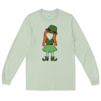 Matcha leprechaun girl faceless Long Sleeve Tee - MaliasSmallBusiness
