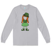 Moon Dust leprechaun girl faceless Long Sleeve Tee - MaliasSmallBusiness