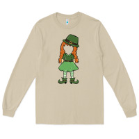 Mushroom leprechaun girl faceless Long Sleeve Tee - MaliasSmallBusiness